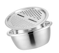 Set di lavabi da cucina con cestello per la frutta, in acciaio inox, adatto per l'efficienza della cucina domestica, lavabile in lavastoviglie