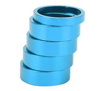 Set di Lavatrici da Forcella Anteriore CANSUCC da 28,6 Mm - Guarnizione in Alluminio, Facile Installare, Adattarsi a Varie Bici, 4 Colori Disponibili (Blue)