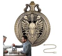 Set di - Lega | da gioco | da gioco | Con cassa retrò orologio da tasca per giochi di ruolo, uomini e donne, di ruolo poliedrici per regali, RPG