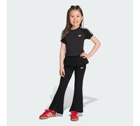 SET DI LEGGINGS E T-SHIRT SLIM IN MAGLIA Black 7-8A