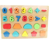 Set di legno per matematica divertente 28 x 20 cm