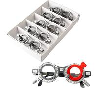 Set di lenti di prova ottiche, montatura per lenti di prova ottiche, montatura per optometria in lega, montatura per lenti di prova ottiche PD da 52/54/56/58/60/62/64/66/68/70 mm, montatura