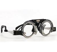 Set di lenti di prova ottiche, montatura per lenti di prova ottiche, montature per prove ottiche, montatura per lenti di prova in titanio regolabile PD 48-70 mm, montatura per lenti di prova