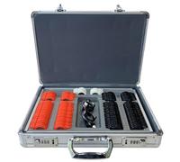 Set di lenti di prova ottiche, set di lenti di prova, kit per test della vista con attrezzatura optometrica, 104 pezzi con custodia per lenti resistente per valutazioni accurate