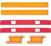 Set Di Lenti Marker Laterali Anteriori Barracuda Cuda 1970-71 Con Guarnizioni