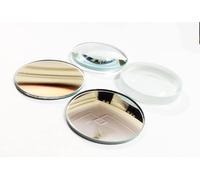 Set di lenti ottiche e specchio, 50 mm, lenti convesse e specchi, 4 pezzi