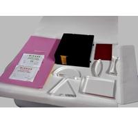 Set di lenti ottiche per luce e ottica, kit demo con 5 lenti acriliche e 3 lenti a specchio