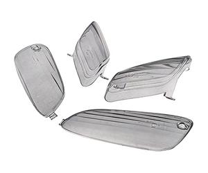 Set di lenti per frecce STR8, Aprilia SR50 Factory, nero