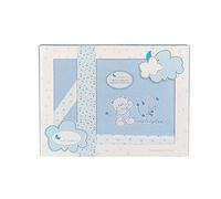 Set di Lenzuola di Coralina per Mini Culla "Baby Love" in blu