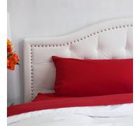 Set di lenzuola PeachSkinSheets in velluto rosso - 1500 tc di morbidezza - Lenzuola extra morbide e rinfrescanti per chi dorme caldo e suda di no