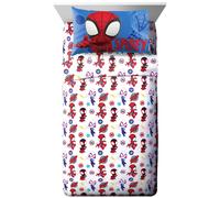 Set di lenzuola per bambini di Jay Franco Marvel Spidey e i suoi fantastici amici Team Spidey - Set da 3 pezzi, biancheria da letto per bambini s