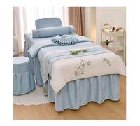 Set Di Lenzuola per La Bellezza Da Sei Pezzi, Lenzuolo per Massaggi, Lenzuolo per Shampoo Terapeutico, Design A Copertura Totale A 360°(Multi-colored/D,190x70x55 cm)