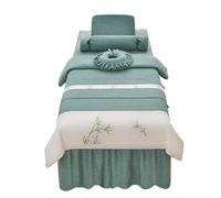Set Di Lenzuola per La Bellezza Da Sei Pezzi, Lenzuolo per Massaggi, Lenzuolo per Shampoo Terapeutico, Design A Copertura Totale A 360°(Multi-colored/A,180x70x55 cm)