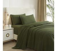 Set di lenzuola per letto king size, 4 pezzi, con tasca profonda 40 cm, morbido e lussuoso, set di lenzuola con angoli king size, facili da montare, resistenti alle pieghe e al restringimento, colore: