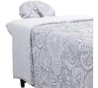 Set di lenzuola per massaggi ForPro Premium Designer Flanella 3 pezzi Island Tranquility per lettini da massaggio Include lenzuolo piano per mass