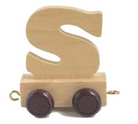 Set di lettere dell'alfabeto personalizzabili per bambini, in legno, lettere dalla A alla Z, tutte le lettere disponibili (lettera S)
