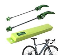 Set di leve a sgancio rapido per mozzi della bicicletta: ricambio per asse anteriore e posteriore, kit di asse cavo in lega di alluminio per riparazione mozzi, componente durevole per il