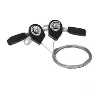 Set di leve del cambio per bicicletta, 3 x 6, 3 x 7 velocità, per manubri da 22,2 mm di diametro, per mountain bike e bici pieghevoli da strada urbana