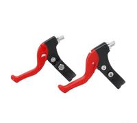 Set di leve del freno per biciclette per bambini, 1 paio per manubri di diametro da 2,2 cm, comunemente utilizzate per riparazioni e mod di biciclette per bambini (rosso)
