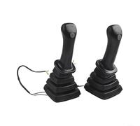 Set di leve di controllo idrauliche per macchine da costruzione, montaggio | Materiale ABS, resistente all'usura, non deformabile, design nero, lunga durata