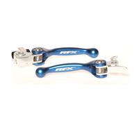set di leve flessibili forgiato rfx race serie-blu per moto