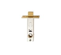 Set di leve for porta in ottone for Dooroom Camera da letto interna Bagno Serratura fittizia Serrature for passaggio privacy Chiusura tubolare Giro del pollice lineare(THUMBTURN LATCH-SB)