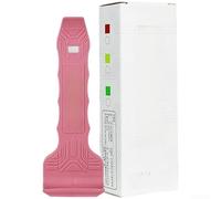 Set di leve multifunzione in nylon per mountain bike, progettato per la riparazione di pneumatici di biciclette, con manico largo e punte curve protettive (rosa)