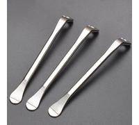 Set di leve per pneumatici per bicicletta, in acciaio cromato, resistente, per rimozione della camera d'aria, kit di manutenzione per ruote con bordi lisci, lunghezza 110 mm, 3 pezzi (3 pezzi)