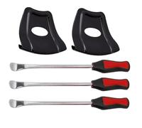 Set di leve per pneumatici per moto, 5 pezzi, per costruzione in metallo, per meccanici professionali e riparazioni stradali