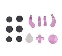 Set di levette per controller Cuscinetti a D in gomma in acciaio inossidabile premium Accessori per paddle per controller Series 2 ed Series 2 Core Kit 13 in 1 con attacco (Viola)