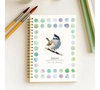 Set di libretti di esercizi di pittura ad acquarella, libretto di schizzi a spirale, libro di pittura ad acquarella adatto ai principianti con pennelli, regalo per adulti e adolescenti