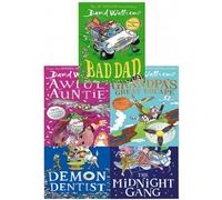 Set di libri della serie 2-5 di David Walliams (Midnight Gang, Bad Dad, Grandpa's Great Escape, Awful Auntie, Demon Dentist)