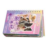 Set Di Libri Di Adesivi - Simpatici Giocattoli Per Scrapbooking Per Animali Domestici, Adesivi Estetici Per Cani E Gatti | Album Di Per Album Per Ragazzi E Ragazze, Casa, Interazione Genitore-