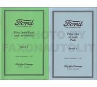 Set Di Libri Di Parti Ford Model T 1915 1916 1917 1918 1919 1920 1921