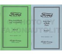Set Di Libri Di Parti Ford Model T 1915 1916 1917 1918 1919 1920 1921