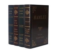 Set di Libri Falsi, Scatola per Libri Vintage, Decorazioni per Libri in Finta Pelle, Scatole per Libri Decorative con Scomparto Segreto per Gioielli Nascosti, Denaro e Contanti, Foto(Large)