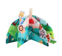 Set Di Libri In Tessuto Per - Libro Scoppiettante Neonatis | Morbido 6-12 , Libro Con Sensazioni Animali Del Bosco E Creature Marine, Giocattolo Sensoriale Instessutos, Libros Sulle