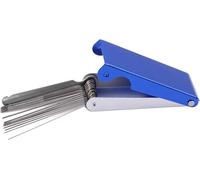 Set di lime ad ago blu, set di lime per seghe per chitarra, set di lime per sega, set di lime ad ago, strumenti di ricambio per liutai, lime per pulizia punte