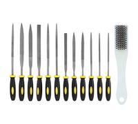 Set di lime da 13 pezzi, set di lime ad ago, set di lime e raspe per piccoli strumenti, set di lime diamantate con spazzola per pulizia