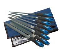 Set Di Lime E Raspe In Gomma Draper 200Mm Blu 8 Pezzi 44961