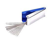 Set di Lime per Dadi e Ponti per Strumenti a Corda in Metallo con 13 Lime Tonde e 1 Lima Piatta per Lucidatura e Brunitura del Basso della Chitarra