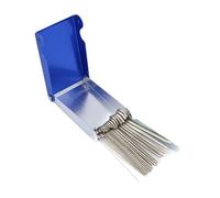 Set di lime per la pulizia degli ugelli con punta per saldatura a gas, 21 pezzi portatili per la pulizia degli ugelli 75 x 130 mm Accessori per saldatura con lima per perni di saldatura con