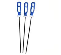 Set di lime per motosega con lima rotonda da 4,0 mm, 4,8 mm, 5,5 mm, affilatrice manuale in acciaio per apparecchiature portatili di manutenzione e registrazione della catena, accessori per motosega f