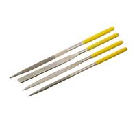 Set di lime piatte ultra sottili, 4 pezzi, strumenti per smerigliatura per scultura in pietra di giada, dimensioni assortite 3 x 140 mm, 4 x 160 mm, 5 x 180 mm