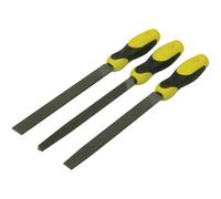 Set Di Lime Stanley 3 Pezzi Piatto, 1/2 Tondo, 3 Quadrato 200Mm (8In)