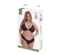 Set di Lingerie Baci Lingerie Bra & Panty Nero [Queen]