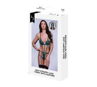Set di Lingerie Baci Lingerie Lace Teddy Verde [M/L]