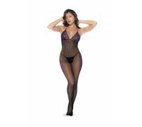 Set di Lingerie Mapalé Nero Lilla Taglia unica [Taglia unica]
