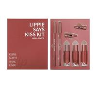 Set di Lip Liner e Gloss | Per Labbra A Lunga Durata | Colorante | Per Donne, Ragazze, Viaggio, Business, Trasferta, Palco, Appuntamento, Riunione, Shopping