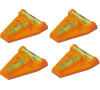 Set di livella a bolla magnetica a T con magnete, mini livella a bolla piramide, adatta per campeggio, roulotte, camper e caravan (4)